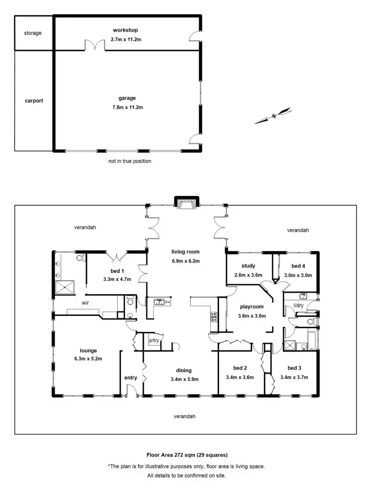 Floorplan of Homely house listing, 125 Wallace Parade, Healesville VIC 3777