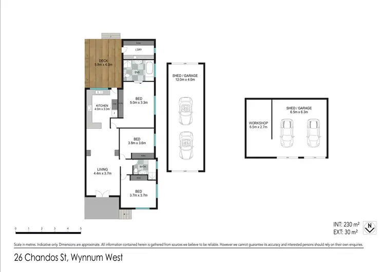 Floorplan of Homely house listing, 26 Chandos Street, Wynnum West QLD 4178