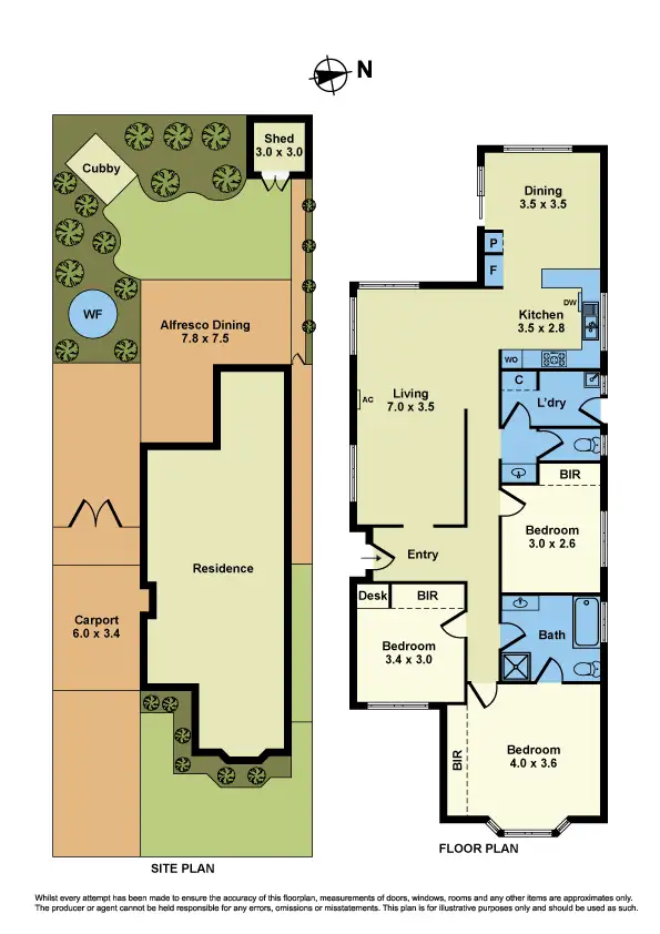 Floorplan of Homely house listing, 13 Nash Court, Altona Meadows VIC 3028