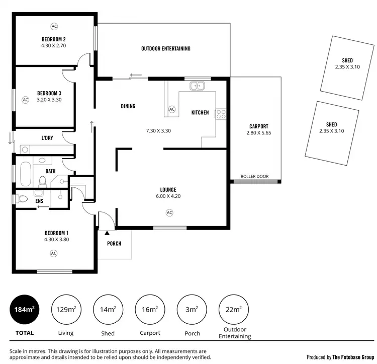 Floorplan of Homely house listing, 1C Randell Road, Morphett Vale SA 5162