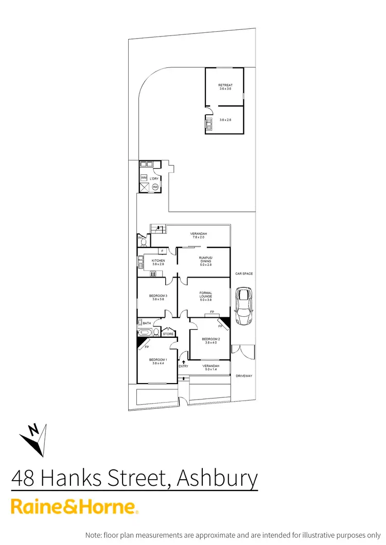 Floorplan of Homely house listing, 48 Hanks Street, Ashbury NSW 2193