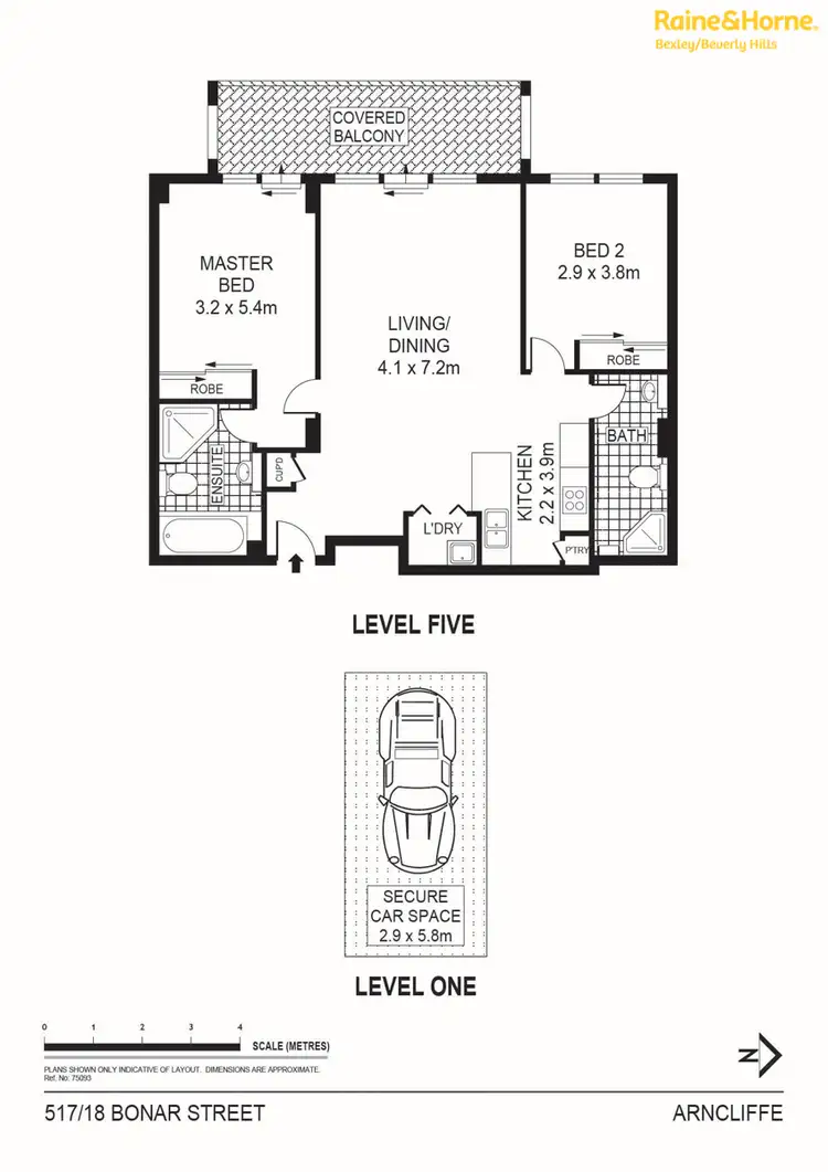 Floorplan of Homely apartment listing, 517/18 Bonar Street, Arncliffe NSW 2205