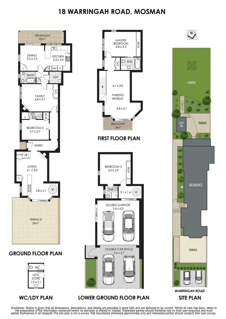 Floorplan of Homely house listing, 18 Warringah Road, Mosman NSW 2088