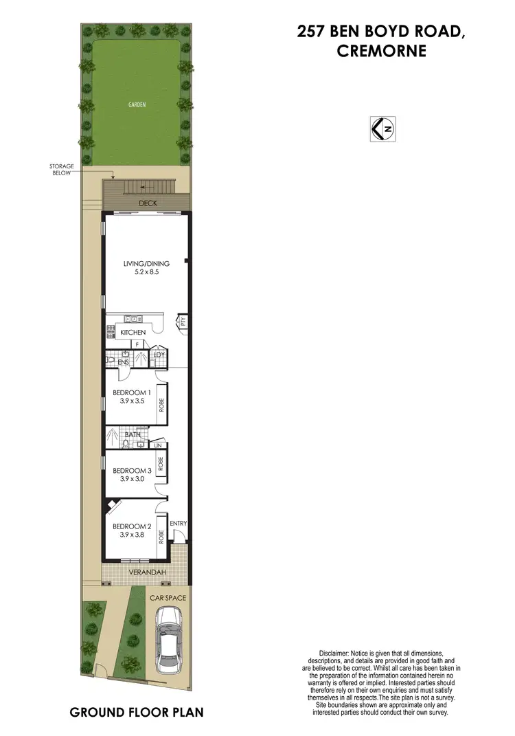 Floorplan of Homely house listing, 257 Ben Boyd Road, Cremorne NSW 2090