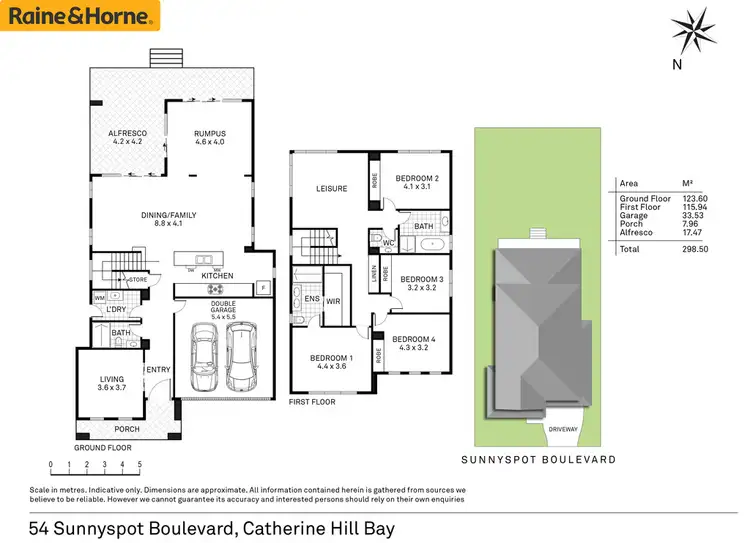 Floorplan of Homely house listing, 54 Sunnyspot Blvd, Catherine Hill Bay NSW 2281
