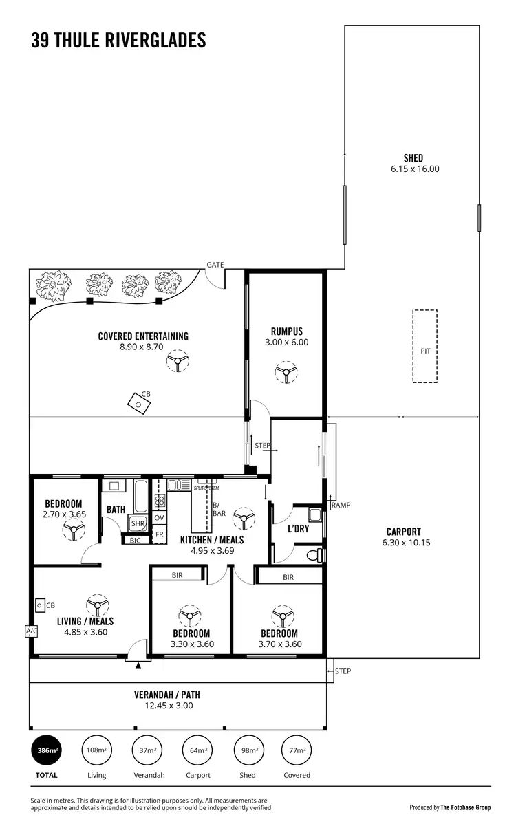 Floorplan of Homely house listing, 39 Thule Drive, Murray Bridge SA 5253