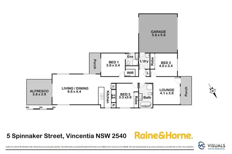 Floorplan of Homely house listing, 5 Spinnaker Street, Vincentia NSW 2540