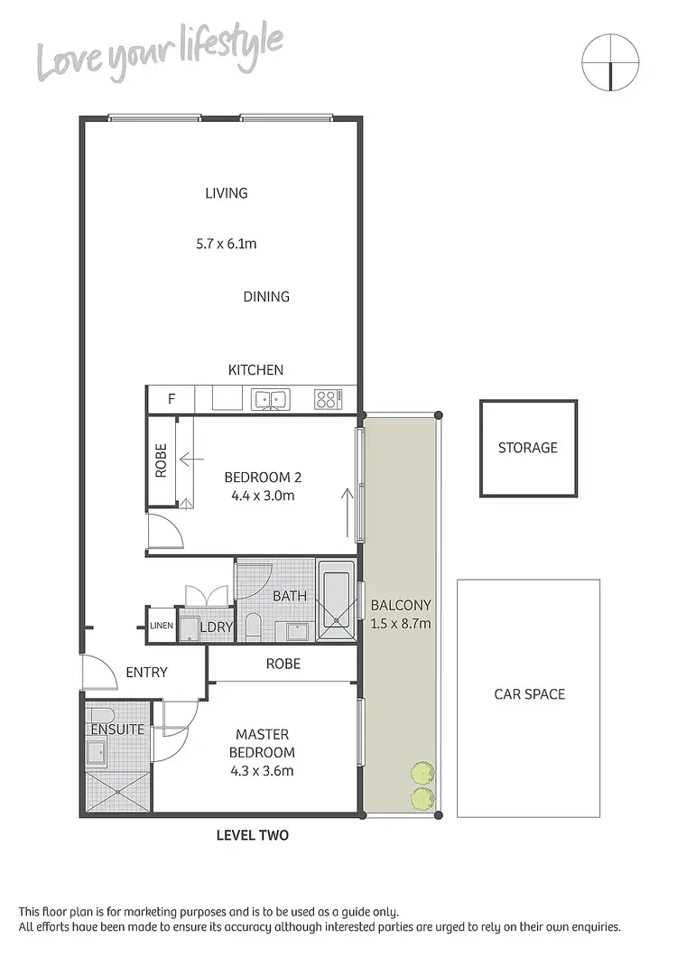 Floorplan of Homely apartment listing, 20/5 Croydon Street, Petersham NSW 2049