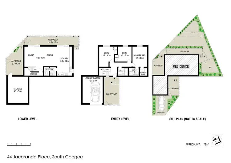 Floorplan of Homely house listing, 44 Jacaranda Place, South Coogee NSW 2034
