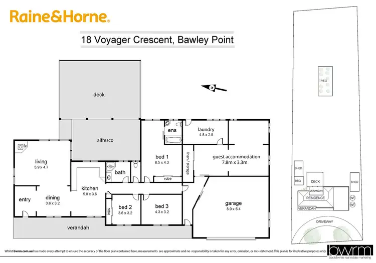 Floorplan of Homely house listing, 18 Voyager Crescent, Bawley Point NSW 2539