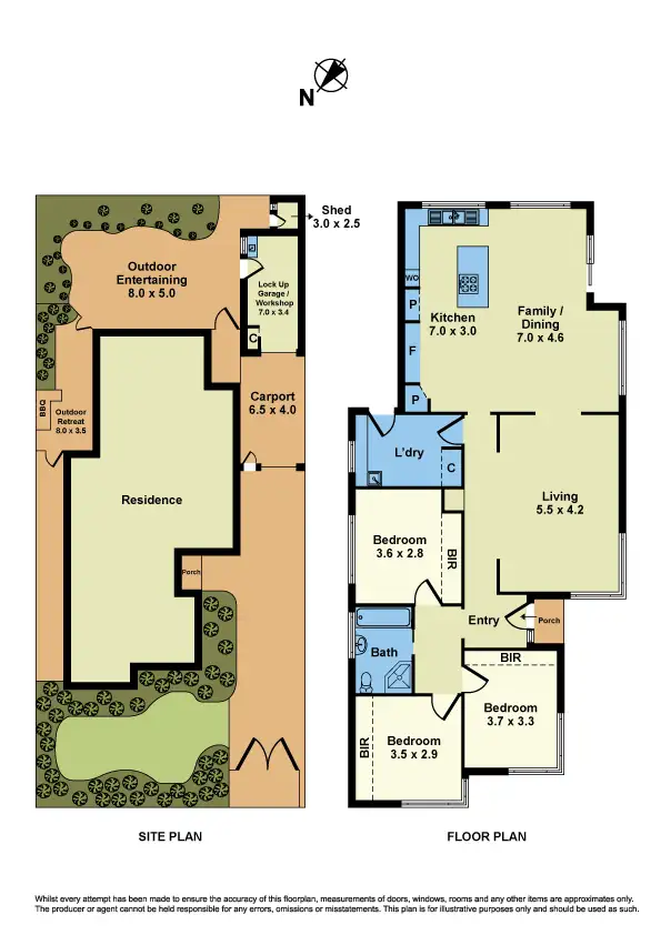Floorplan of Homely house listing, 71 McIntosh Road, Altona North VIC 3025