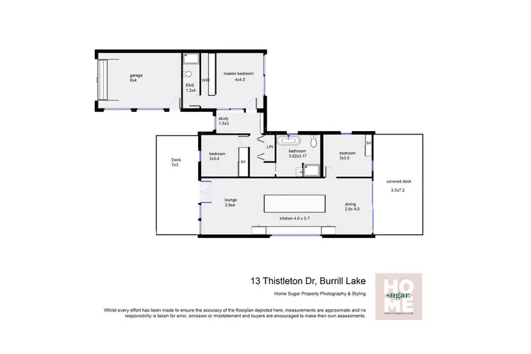 Floorplan of Homely house listing, 13 Thistleton Drive, Burrill Lake NSW 2539