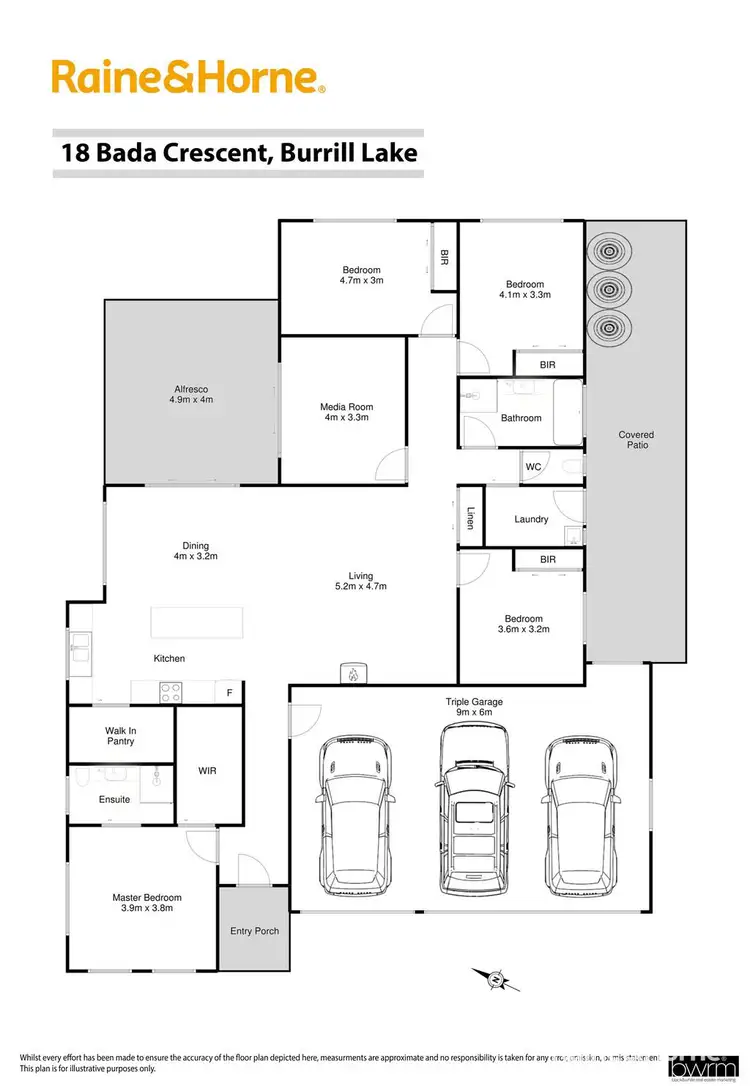 Floorplan of Homely house listing, 18 Bada Crescent, Burrill Lake NSW 2539