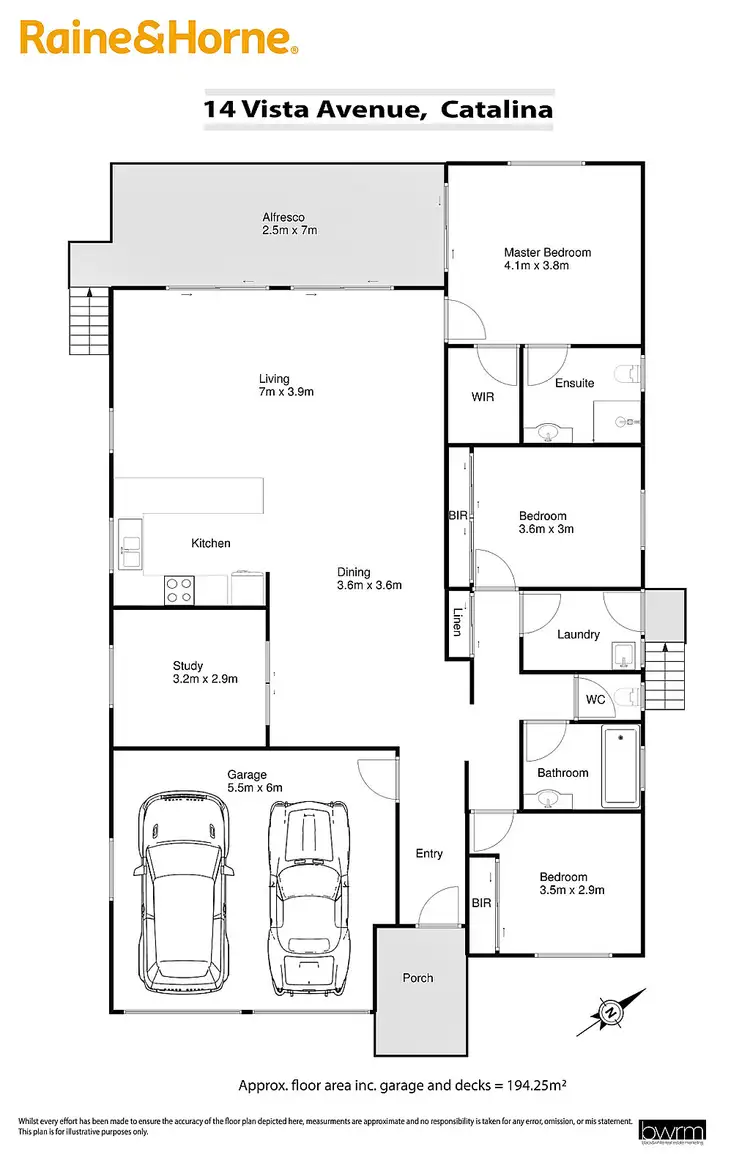 Floorplan of Homely house listing, 14 Vista Avenue, Catalina NSW 2536