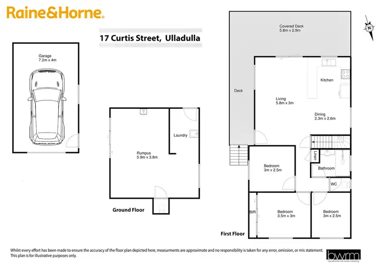 Floorplan of Homely house listing, 17 Curtis Street, Ulladulla NSW 2539