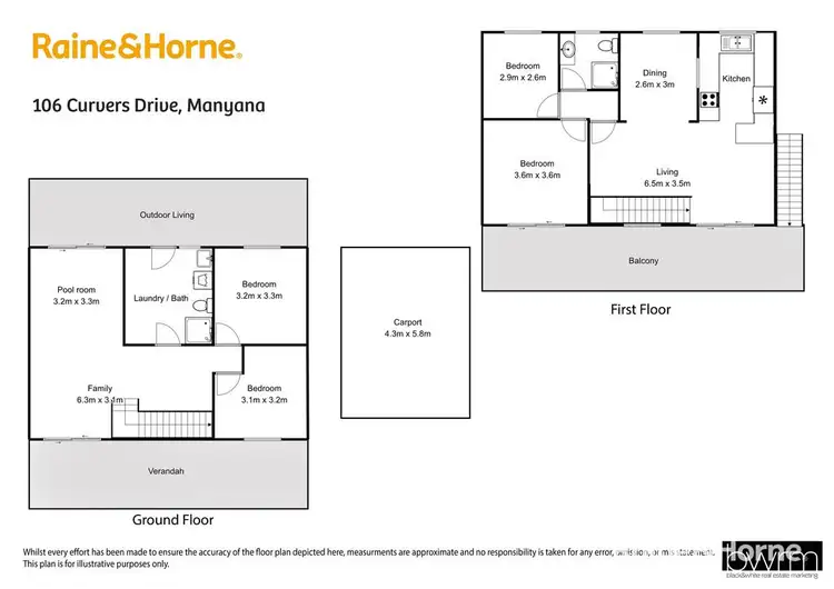 Floorplan of Homely house listing, 106 Curvers Drive, Manyana NSW 2539