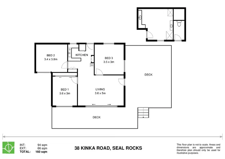 Floorplan of Homely house listing, 38 Kinka Road, Seal Rocks NSW 2423