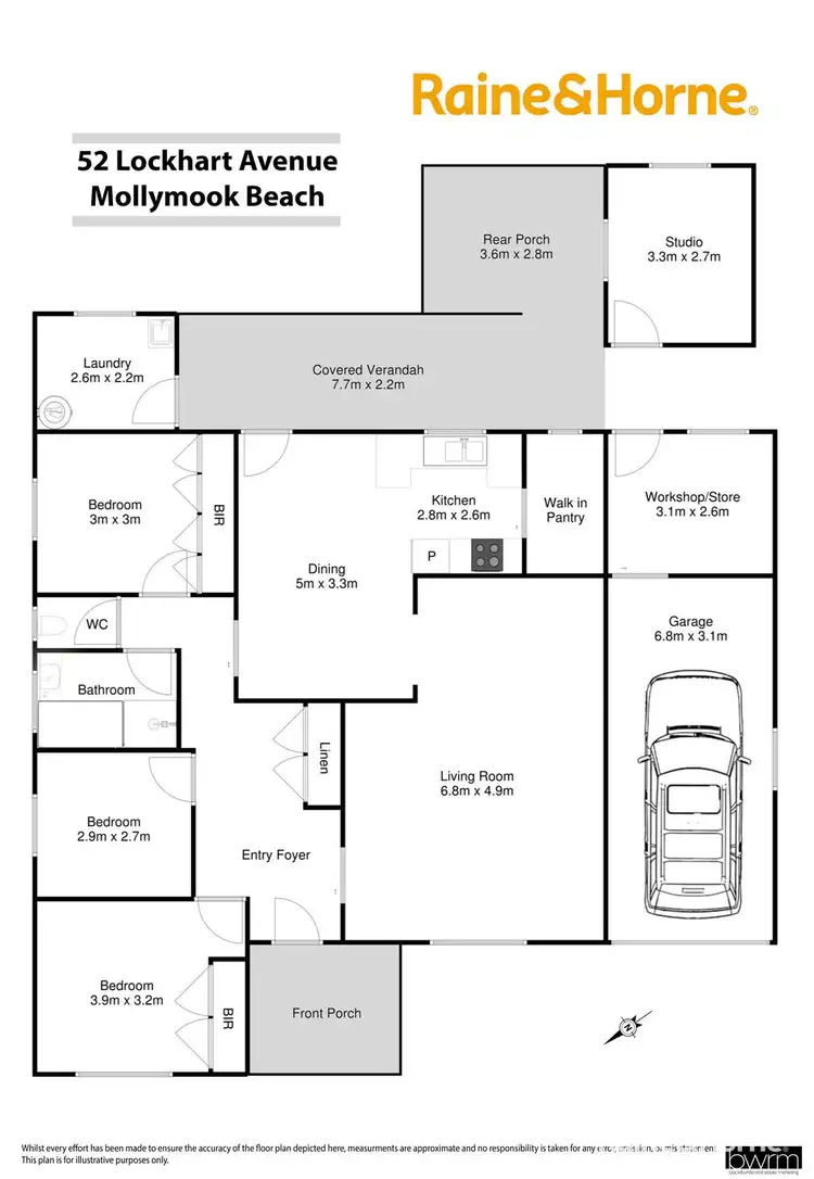 Floorplan of Homely house listing, 52 Lockhart Avenue, Mollymook Beach NSW 2539