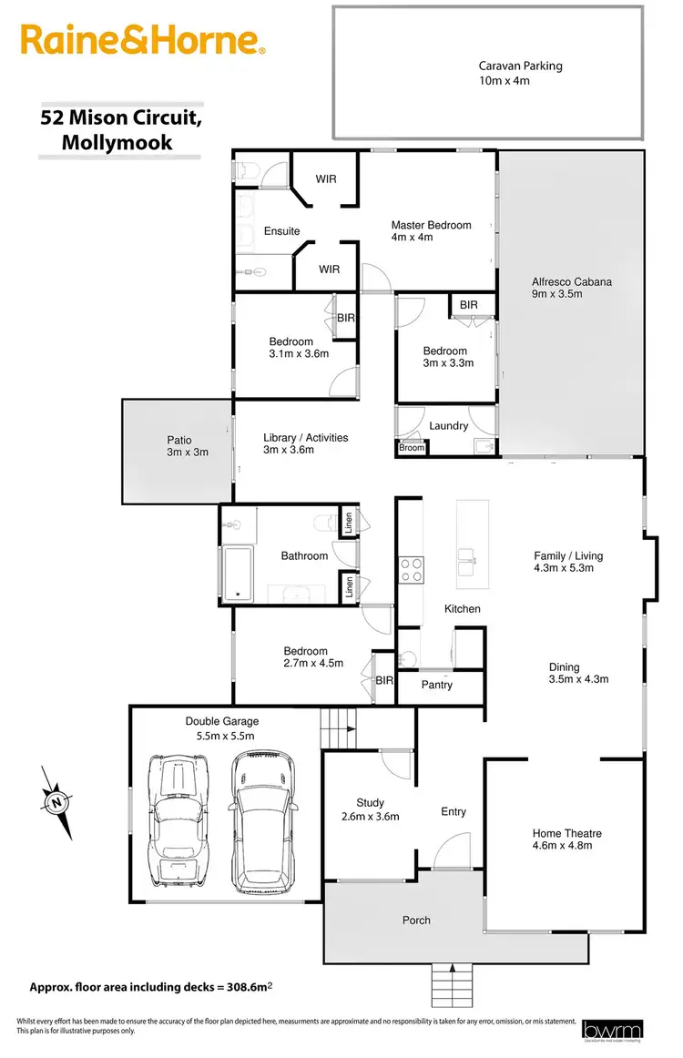Floorplan of Homely house listing, 52 Mison Circuit, Mollymook Beach NSW 2539