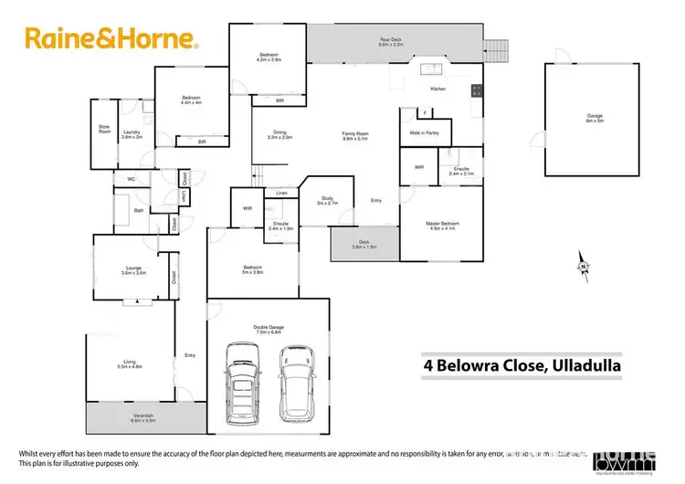 Floorplan of Homely house listing, 4 Belowra Close, Ulladulla NSW 2539
