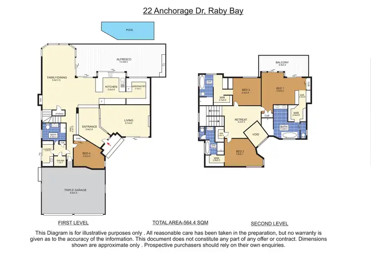 Floorplan of Homely house listing, 22 Anchorage Drive, Raby Bay QLD 4163
