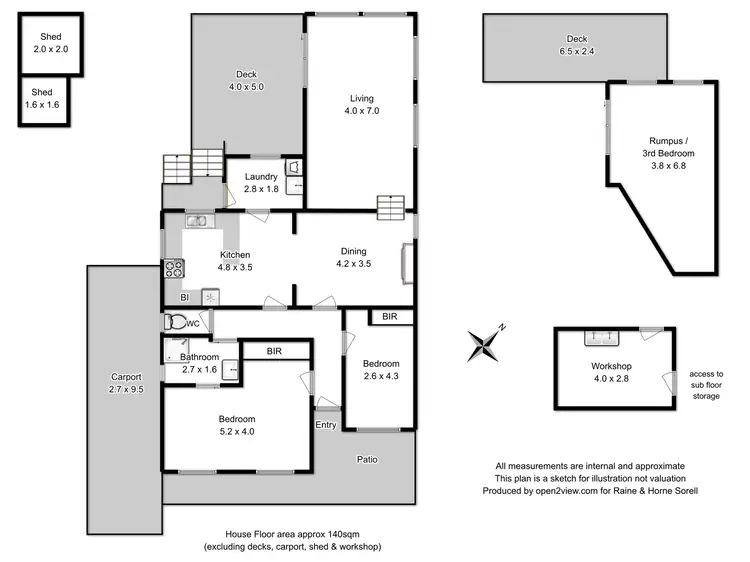 Floorplan of Homely house listing, 88 Lennox Avenue, Lutana TAS 7009