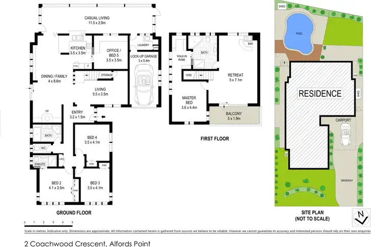 Floorplan of Homely house listing, 2 COACHWOOD CRESCENT, Alfords Point NSW 2234