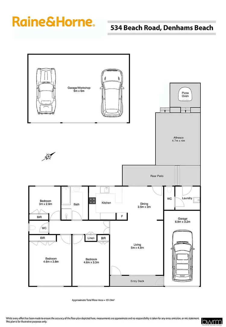 Floorplan of Homely house listing, 534 Beach Road, Denhams Beach NSW 2536