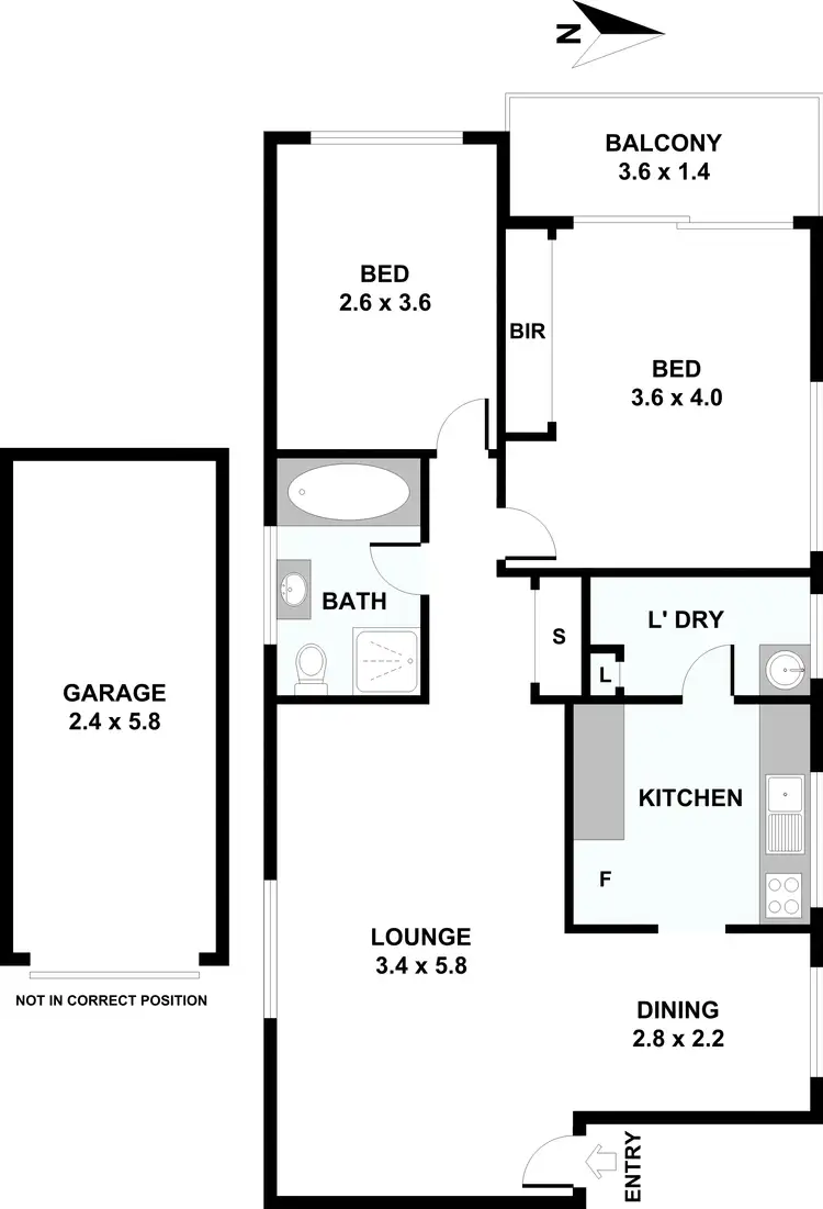 Floorplan of Homely unit listing, 3/49 Doomben Avenue, Eastwood NSW 2122