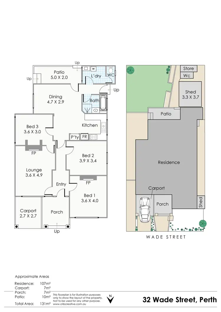 Floorplan of Homely house listing, 32 Wade Street, Perth WA 6000
