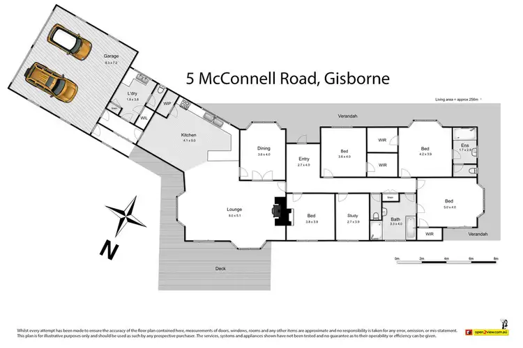 Floorplan of Homely house listing, 5 McConnell Road, Gisborne VIC 3437