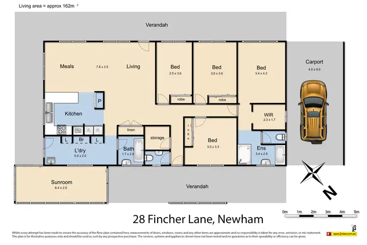Floorplan of Homely house listing, 28 Fincher Lane, Newham VIC 3442