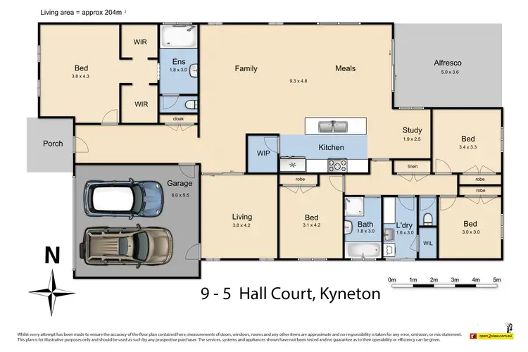 Floorplan of Homely house listing, 9/5 Hall Court, Kyneton VIC 3444