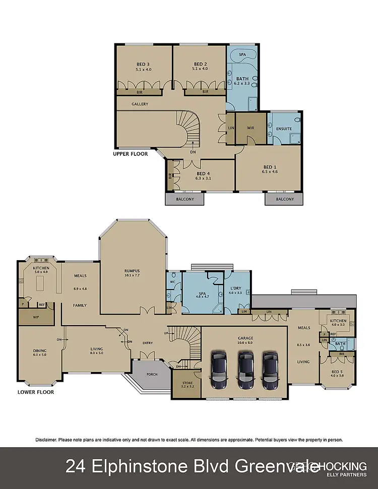 Floorplan of Homely house listing, 24 Elphinstone Boulevard, Greenvale VIC 3059