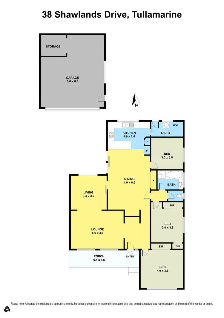 Floorplan of Homely house listing, 38 Shawlands Drive, Tullamarine VIC 3043
