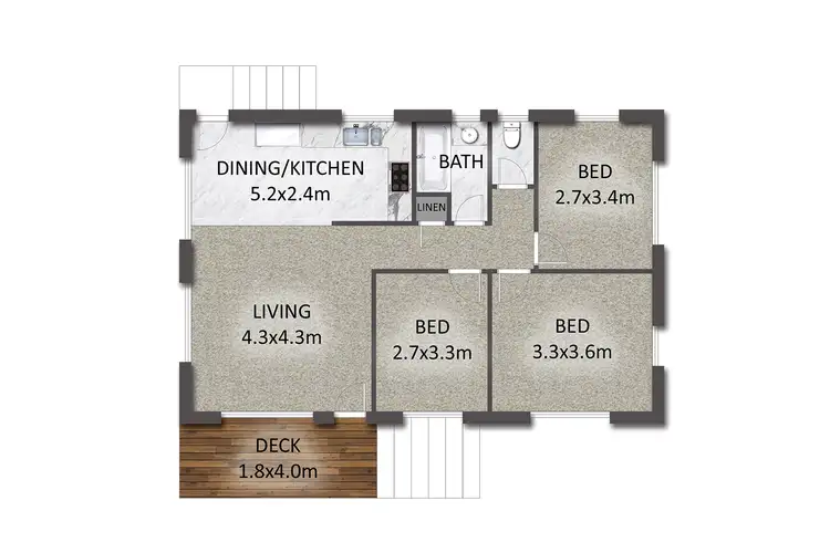 Floorplan of Homely house listing, 2 David Street, Kingston QLD 4114