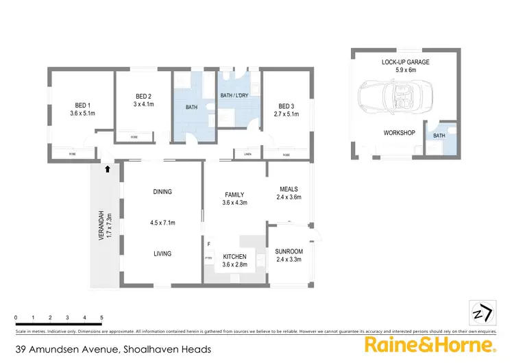 Floorplan of Homely house listing, 39 Amundsen Avenue, Shoalhaven Heads NSW 2535