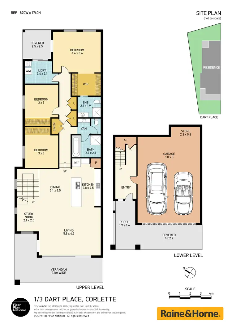Floorplan of Homely house listing, 1-3 Dart Place, Corlette NSW 2315