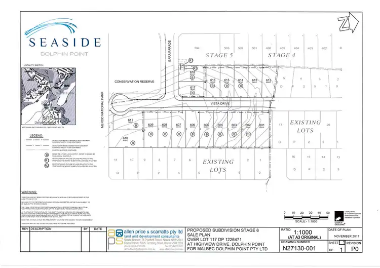 Floorplan of Homely land listing, Lot 602 Vista Drive Seaside Estate - Stage 6, Dolphin Point NSW 2539