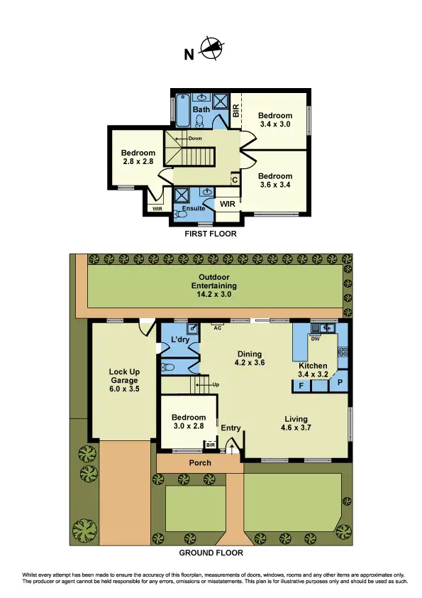 Floorplan of Homely house listing, 1/9 Saltley Street, South Kingsville VIC 3015