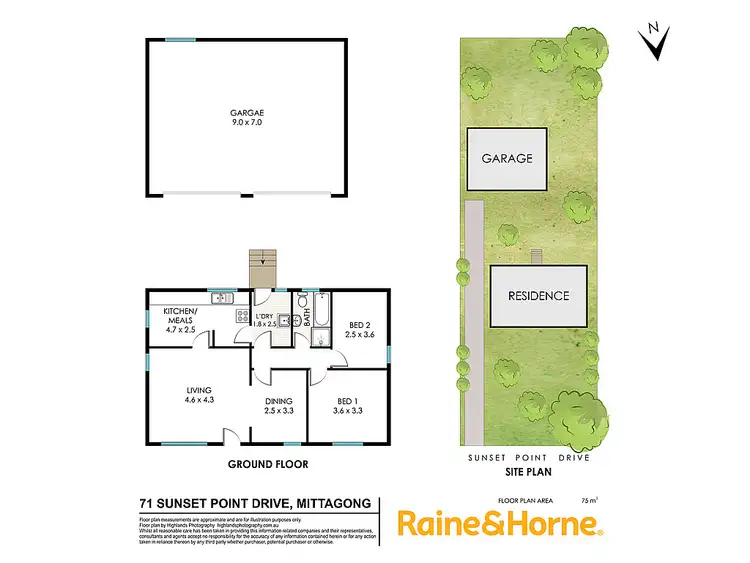 Floorplan of Homely house listing, 71 Sunset Point Drive, Mittagong NSW 2575