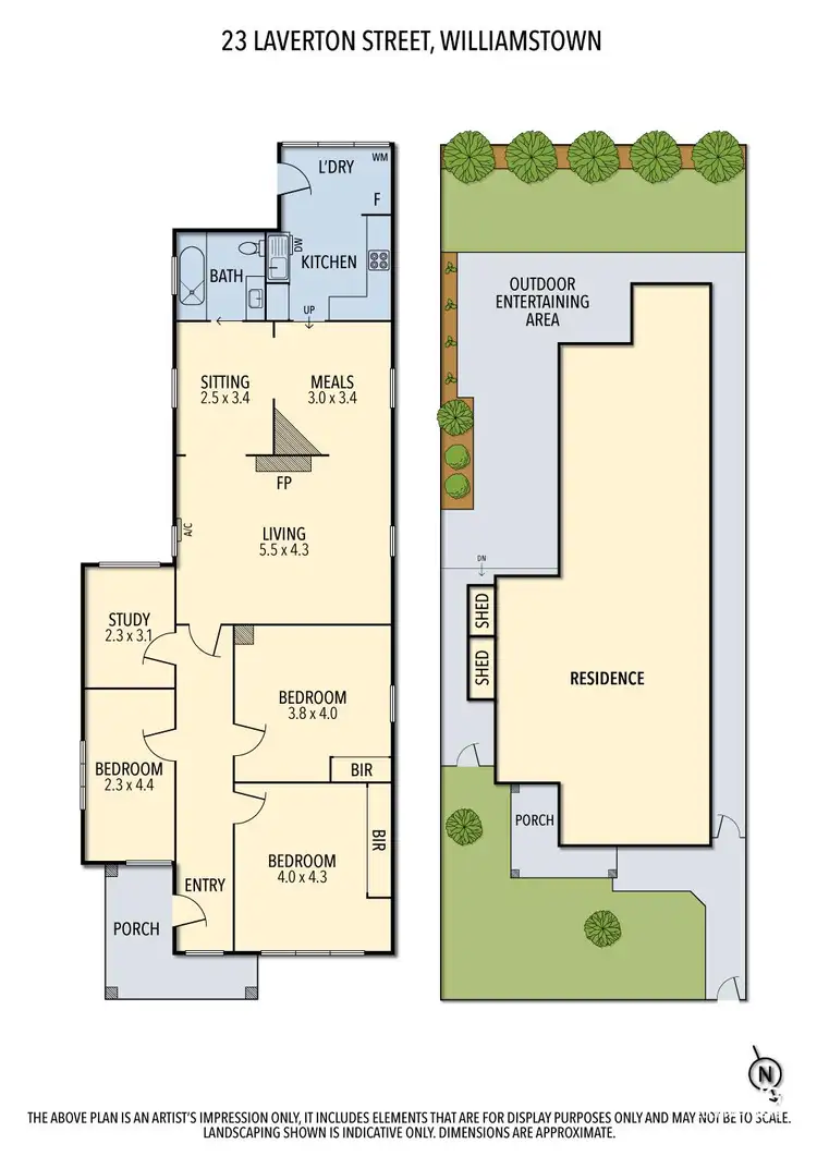 Floorplan of Homely house listing, 23 Laverton Street, Williamstown VIC 3016