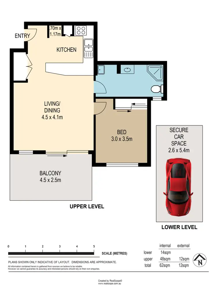Floorplan of Homely apartment listing, 24/300 Sir Fred Schonell Drive, St Lucia QLD 4067