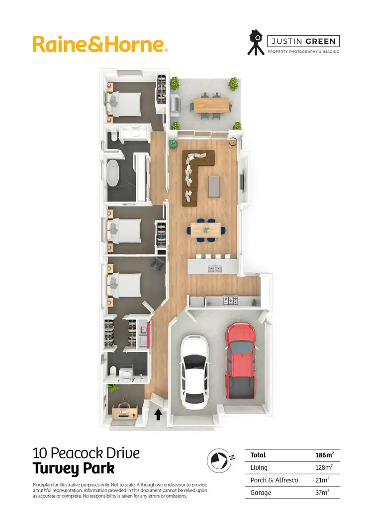 Floorplan of Homely house listing, 10 Peacock Drive, Turvey Park NSW 2650