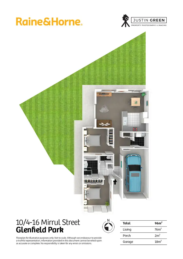 Floorplan of Homely villa listing, 10/6-14 Mirrul Street, Glenfield Park NSW 2650