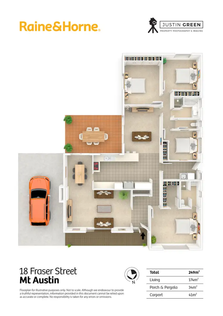 Floorplan of Homely house listing, 18 Fraser Street, Mount Austin NSW 2650