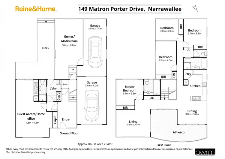 Floorplan of Homely house listing, 149 Matron Porter Drive, Narrawallee NSW 2539