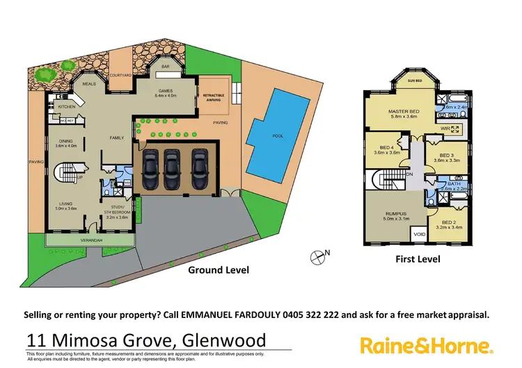 Floorplan of Homely house listing, 11 Mimosa Grove, Glenwood NSW 2768