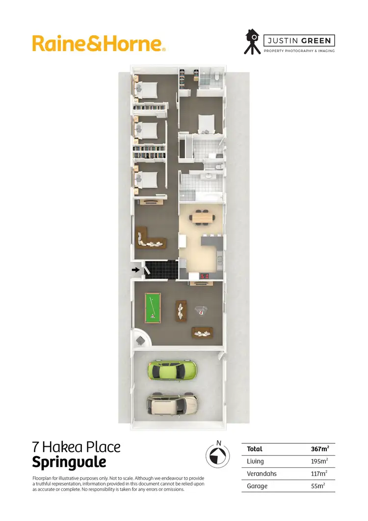 Floorplan of Homely house listing, 7 Hakea Place, Springvale NSW 2650