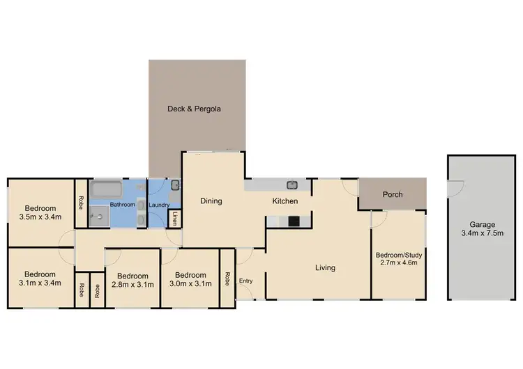 Floorplan of Homely house listing, 32 Bass Road, Bass VIC 3991